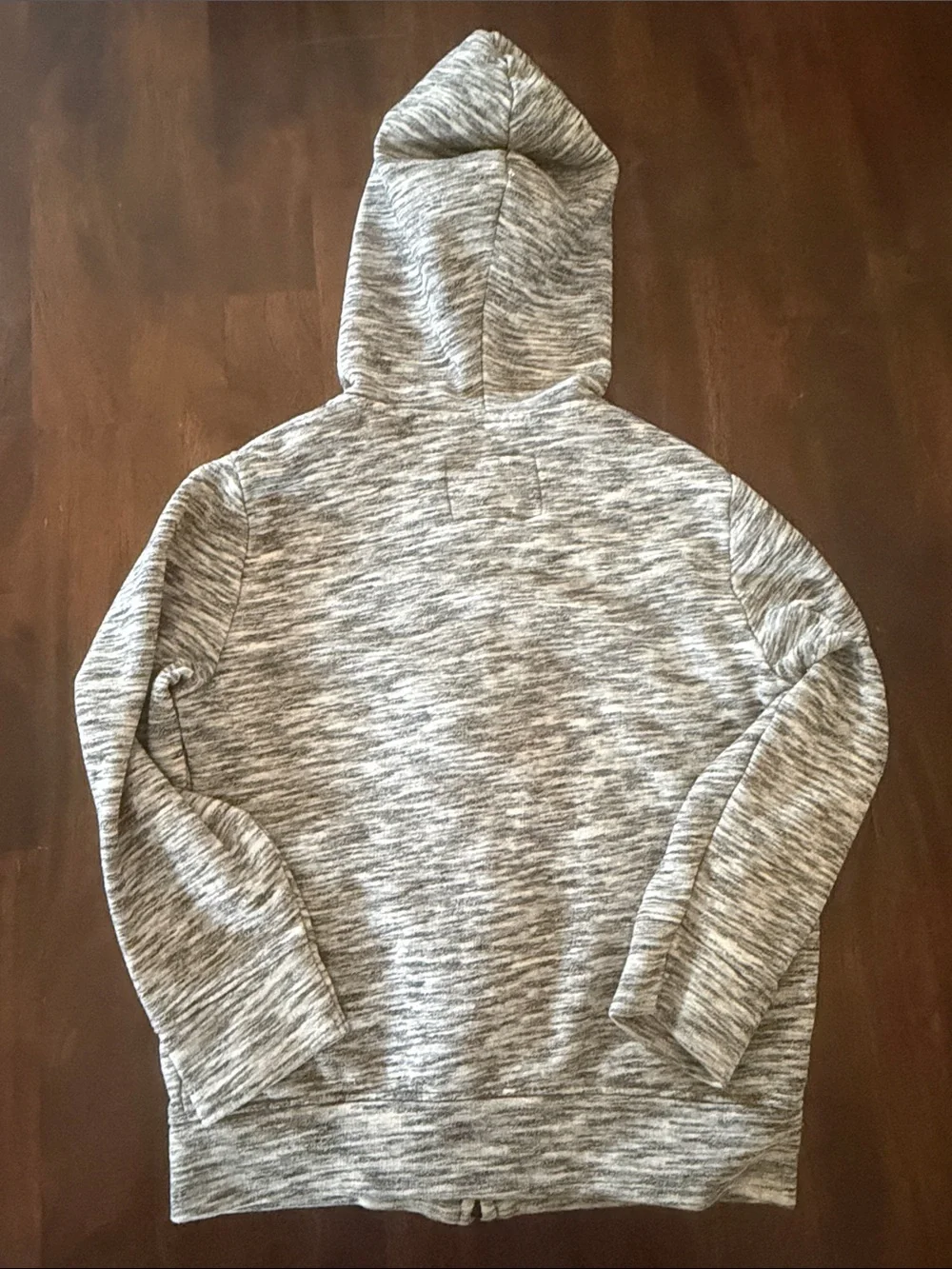 Old Navy Light Gray Heather Front Zip Hoodie